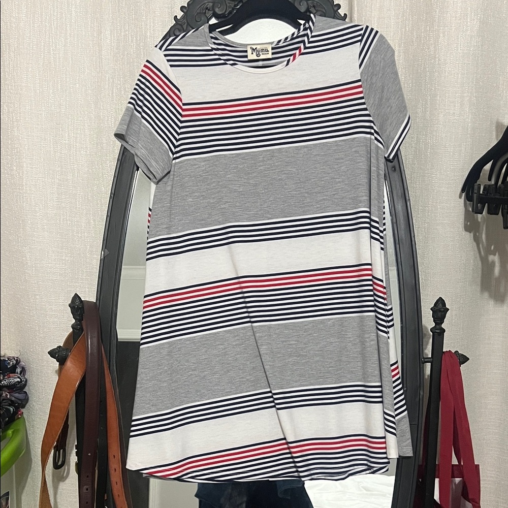 Show Me Your MuMu Striped Em Mini Dress